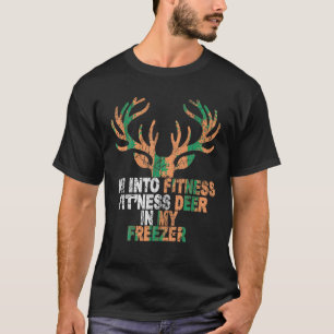 T-shirt Je suis dans Fitness Deer Freezer Funny Hunter Pap