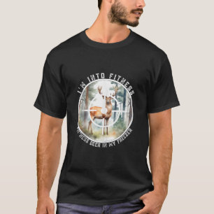 T-shirt Je suis dans Fitness Fit ness Deer dans mon Congél