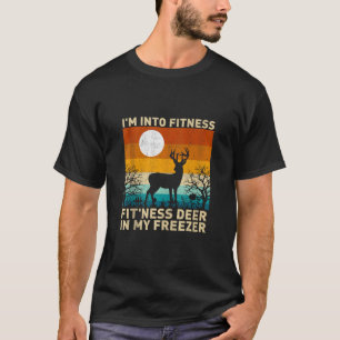 T-shirt Je suis dans Fitness Fit ness Deer Dans Mon Congél