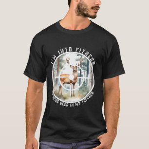 T-shirt Je suis dans Fitness Fit ness Deer dans mon Congél