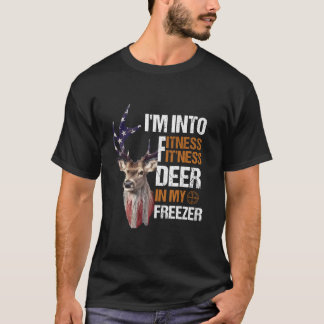 T-shirt Je suis dans Fitness Fit ness Deer Dans Mon Congél