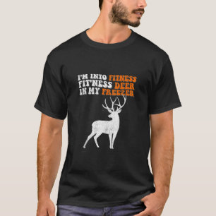 T-shirt Je suis dans Fitness Fit ness Deer dans mon distri