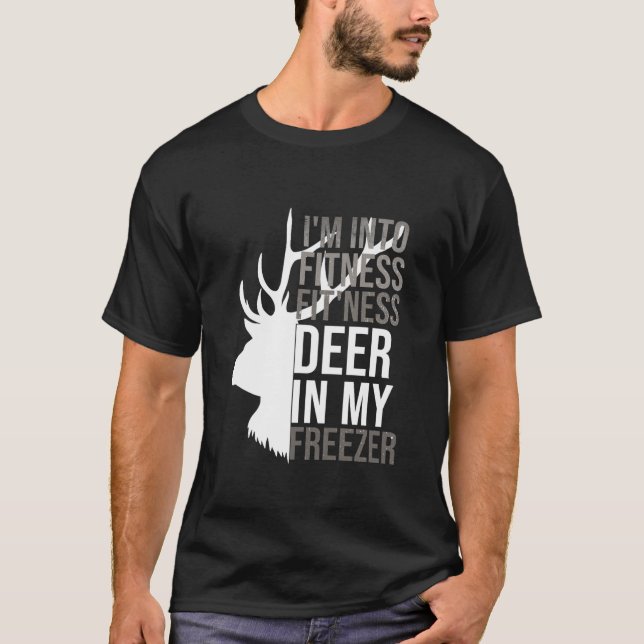 T-shirt Je suis dans Fitness Fit ness Deer Dans Mon Freeze (Devant)
