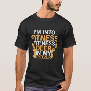 T-shirt Je suis dans Fitness Fit ness Deer Dans Mon Freeze