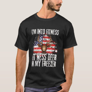 T-shirt Je suis dans Fitness Fit ness Deer Dans Mon Freeze