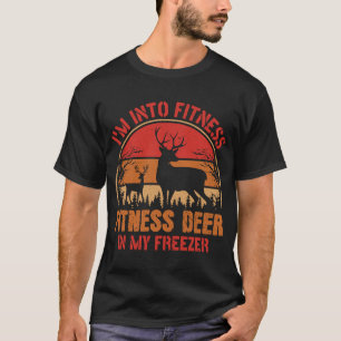 T-shirt Je suis dans Fitness Fitness Deer dans mon Congéla