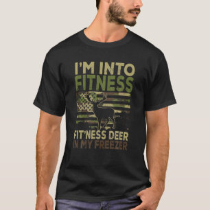T-shirt Je suis dans Fitness Fit'ness Deer In My Freezer -