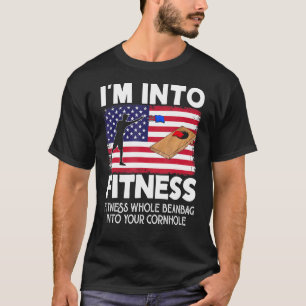 T-shirt Je suis dans Fitness Fitness Fitness Entier Beanba
