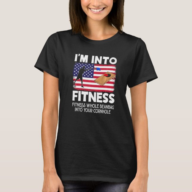T-shirt Je suis dans Fitness Fitness Fitness Entier Beanba (Devant)