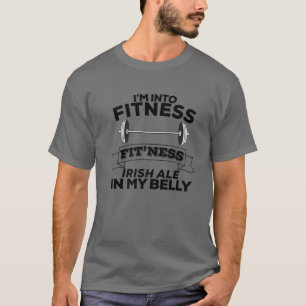 T-shirt Je suis dans Fitness Fit'ness Irish Ale In My Bell