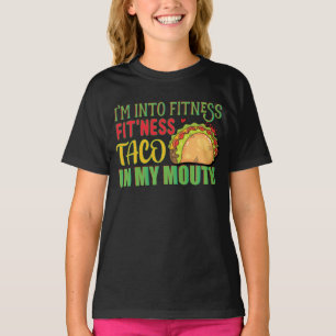 T-shirt Je suis dans Fitness Fitness Taco Dans Mes Tacos D