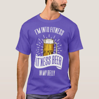 T-shirt Je suis dans la forme Fitness Bière