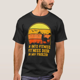T-shirt Je suis dans la forme Forme de cerf dans mon congé