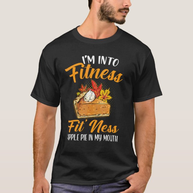 T-shirt Je suis dans la forme Forme' Ness Tarte aux pommes (Devant)