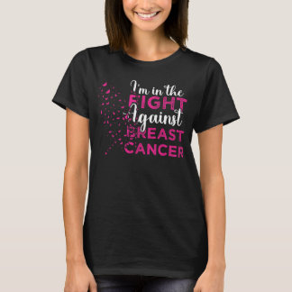 T-shirt Je suis dans la lutte contre le cancer du sein