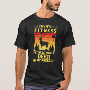 T-shirt Je suis dans l'air du Deer Congélateur Chasse aux