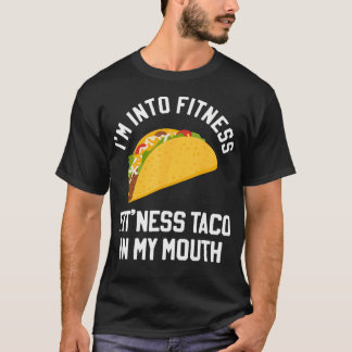 T-shirt Je Suis Dans Le Fitness Taco Dans Ma