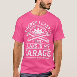 T-shirt Je Suis Dans Le Garage Mécanique Handyman