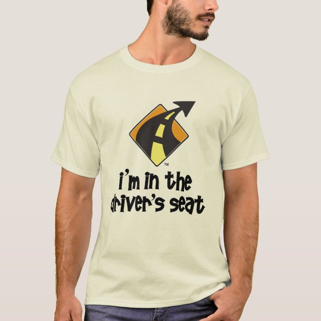 T-shirt je suis dans le siège de conducteur (Devant)