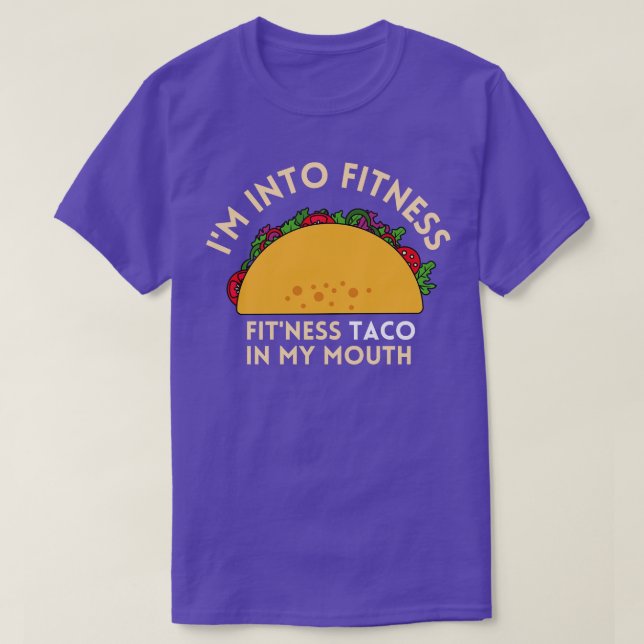 T-shirt Je Suis Dans Ness Ness Taco Dans Ma Bouche (Design devant)