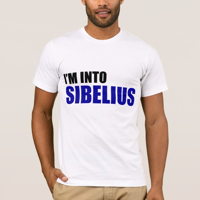 T-shirt Je suis dans Sibelius (Devant)