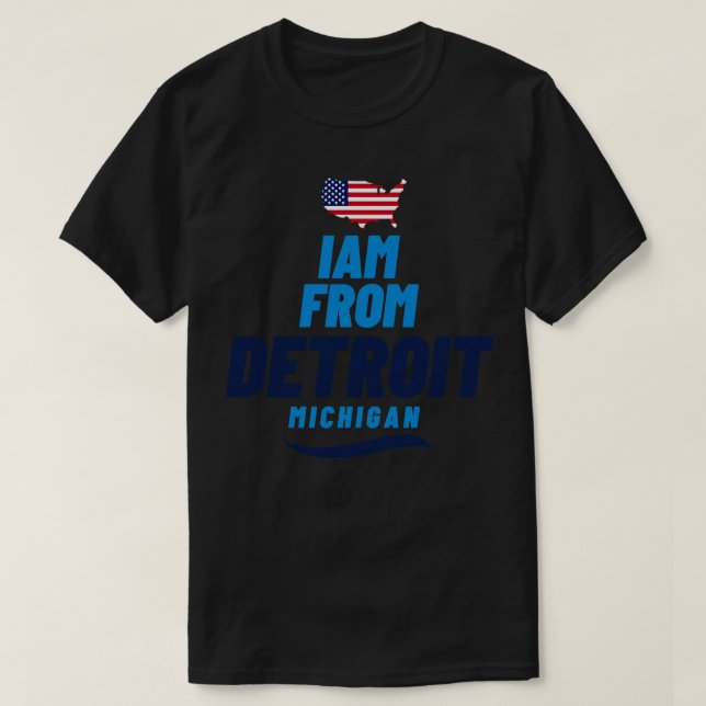 T-shirt Je suis de American Lovers (Design devant)