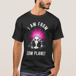 T-shirt Je Suis De Edm Planet Ufo Alien Edm Music Festival