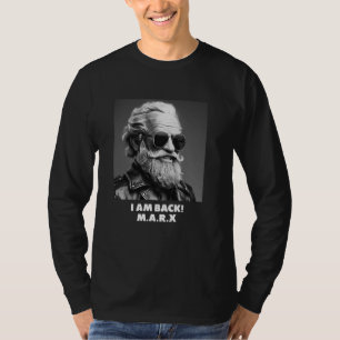 T-shirt JE SUIS DE RETOUR, Karl Marx, communiste, Marx coo