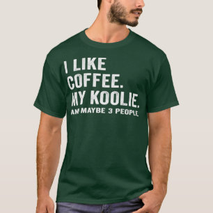 T-shirt Je suis déçu J'aime le café et mon Amoureux des ch