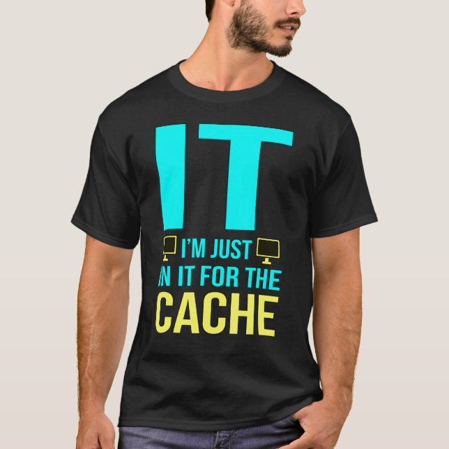 T-shirt Je suis dedans pour le programmeur informatique ca (Devant)