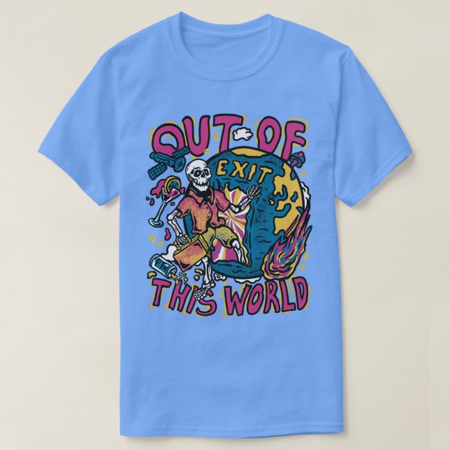 T-shirt Je suis dehors ici (Design devant)