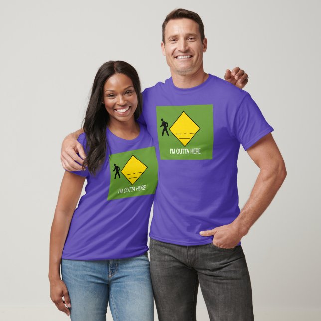 T-shirt Je suis dehors ici (Unisexe)