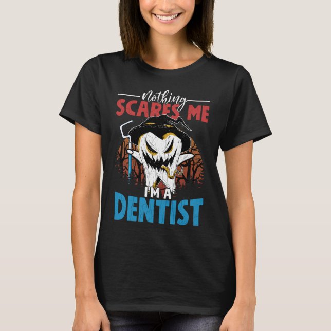 T-shirt Je suis Dentiste Dental Assistant Orthodontist Gra (Devant)