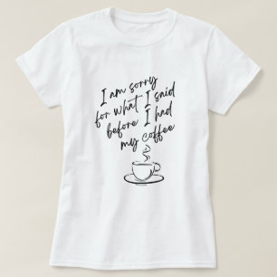 T-shirt Je suis désolé