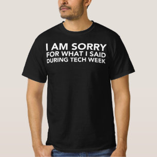 T-shirt Je Suis Désolé Pour Ce Que J'Ai Dit Pendant La S