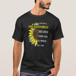 T-shirt Je Suis Devenu Phlebotomiste Phlebotomiste Technic