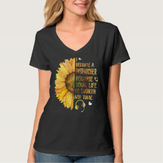 T-shirt Je Suis Devenu Un Expéditeur Parce Que Ta Vie Vaut