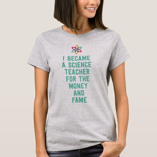 T-shirt Je suis devenu un professeur de Sciences pour (Devant)