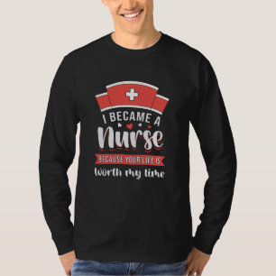 T-shirt Je Suis Devenu Une Infirmière Urgente ICU Ambulanc