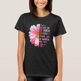 T-shirt Je Suis Devenue Infirmière Aux Urgences Parce Que