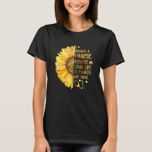 T-shirt Je Suis Devenue Infirmière Parce Que Votre Vie Vau