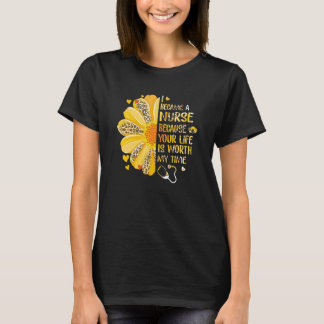 T-shirt Je Suis Devenue Infirmière Parce Que Votre Vie Vau