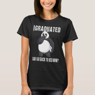 T-shirt Je Suis Diplômé Puis-Je Retourner Au Lit Maintenan