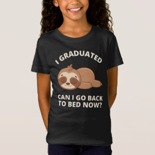 T-Shirt Je suis diplômé puis-je retourner au lit maintenan