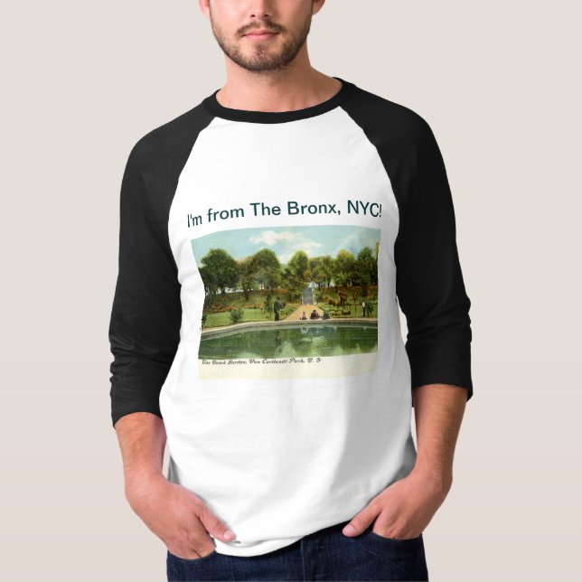 T-shirt Je suis du Bronx, cru de New York (Devant)