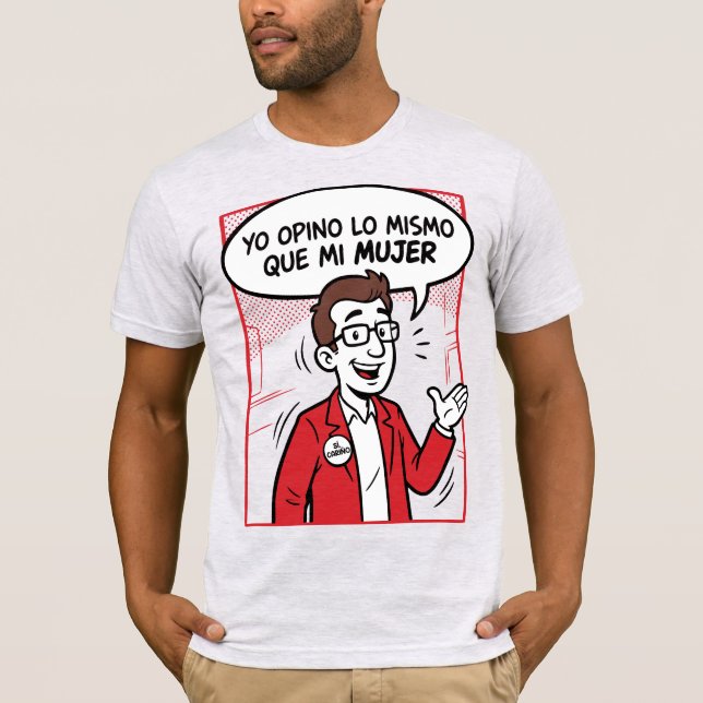 T-shirt Je suis du même avis (Devant)