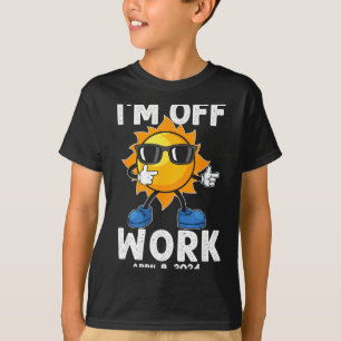 T-shirt Je suis éclipse solaire soleil hors travail