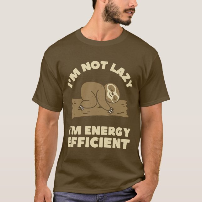 T-shirt Je suis écoénergétique (Devant)