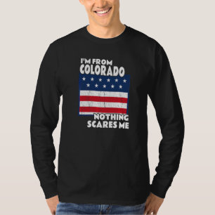 T-shirt Je suis en colère Je viens du Colorado Home State 