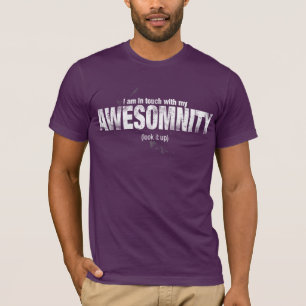 T-shirt Je suis en contact avec ma chemise d'AWESOMNITY